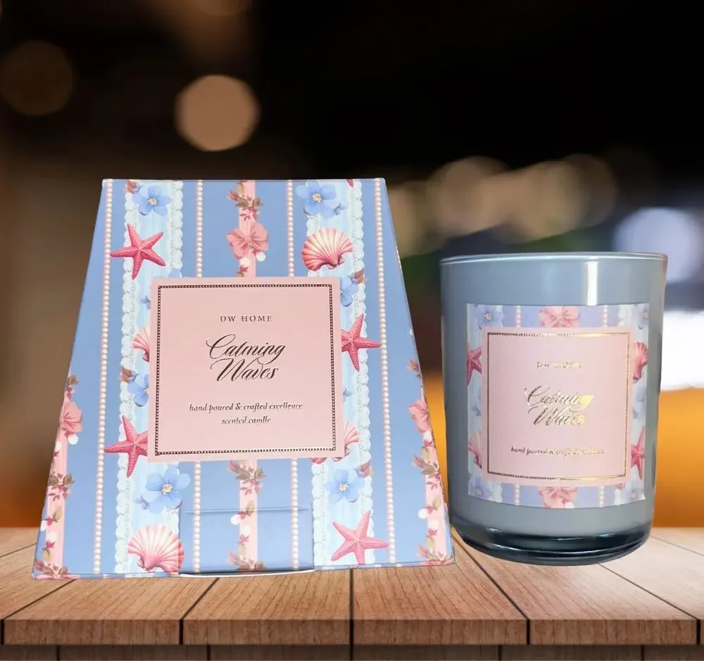 NIB! DW Home Calming Waves Scented Candle 7.6oz in Gift Box